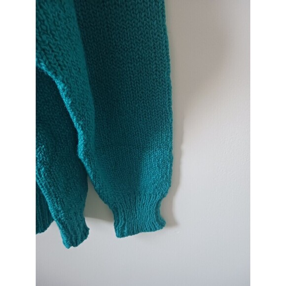 Potomac Collection Womens Sweater Pullover Knit Mock Neck Green Size 3X - Picture 5 of 6